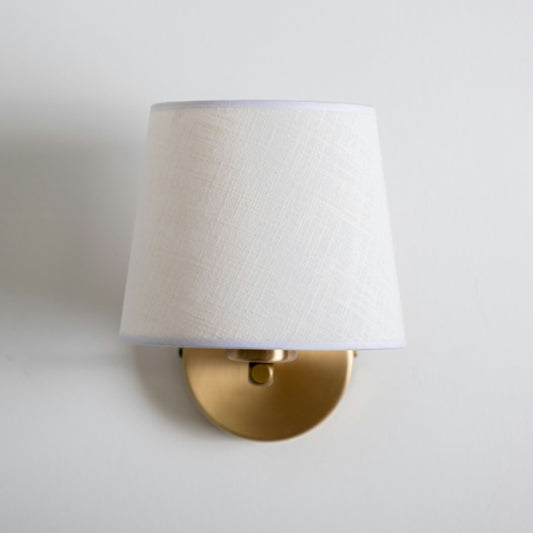 Mid-Century Brass Wall Sconce-Modern Minimalist Bedroom Lighting