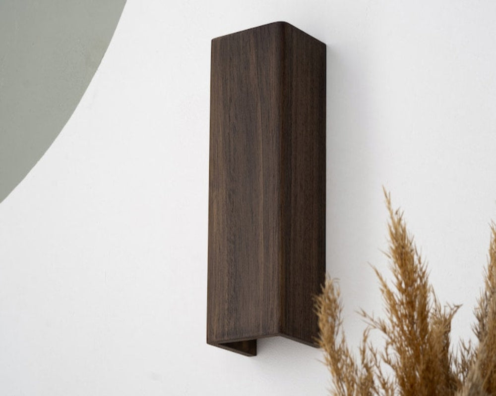Rustic Wooden Wall Sconce-Antique Scandinavian Wall Light Fixture