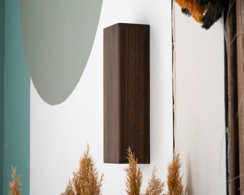 Rustic Wooden Wall Sconce-Antique Scandinavian Wall Light Fixture