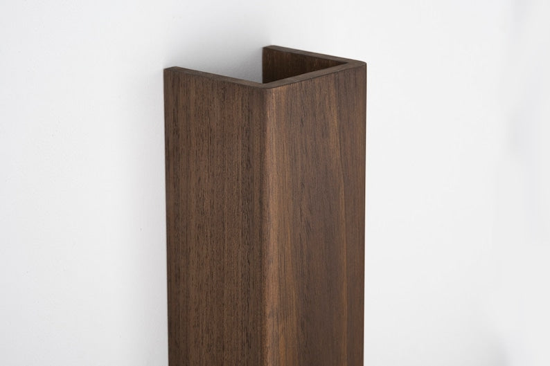 Rustic Wooden Wall Sconce-Antique Scandinavian Wall Light Fixture