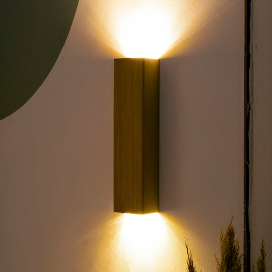 Rustic Wooden Wall Sconce-Antique Scandinavian Wall Light Fixture