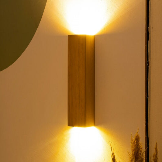 Rustic Wooden Wall Sconce-Antique Scandinavian Wall Light Fixture