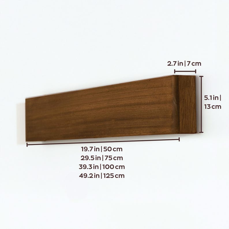 50-Inch Wooden Linear Wall Sconce-Dimmable LED Farmhouse Light
