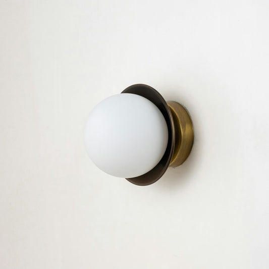 Mid-Century Mini Globe Sconce