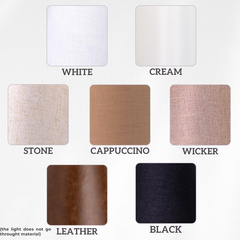 Walnut Wood Table Lamp-Minimalist Handmade Bedside Light