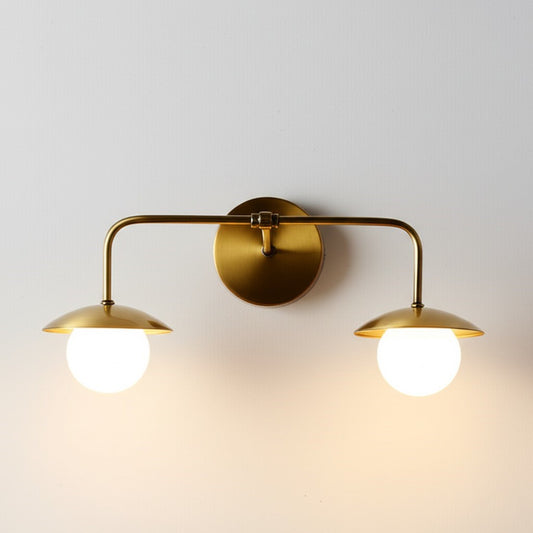 LumaFarm Frosted Glow Wall Lamp - (hardware + installation guide included)