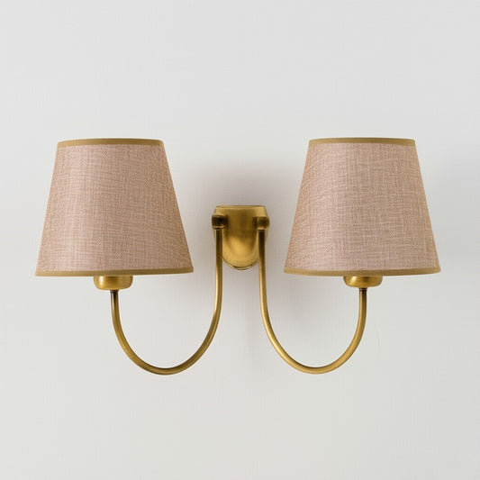 Vintage Double Shade Wall Sconce-Modern