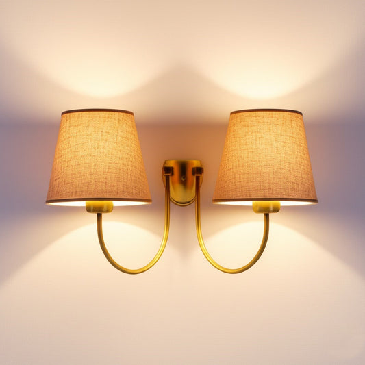 Vintage Double Shade Wall Sconce-Modern