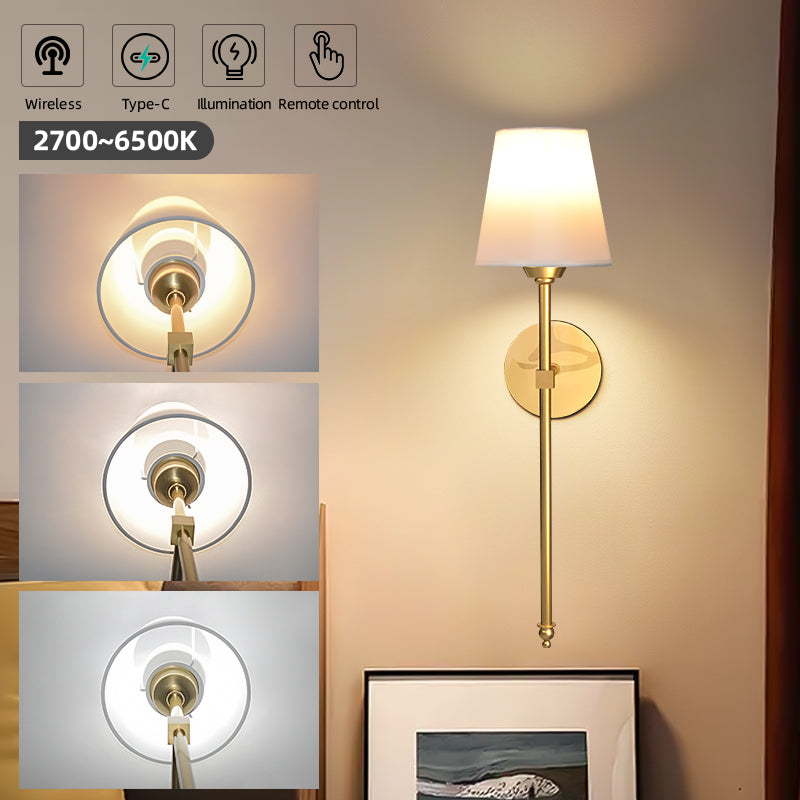 DNC WIRELESS WALL SCONCES (SET OF 2 )