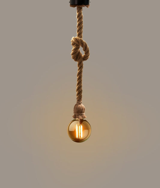 Hemp Rope Pendant Light