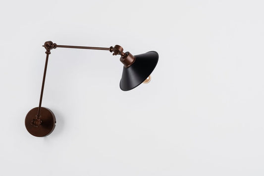 Swivel Brass Bedside Sconce