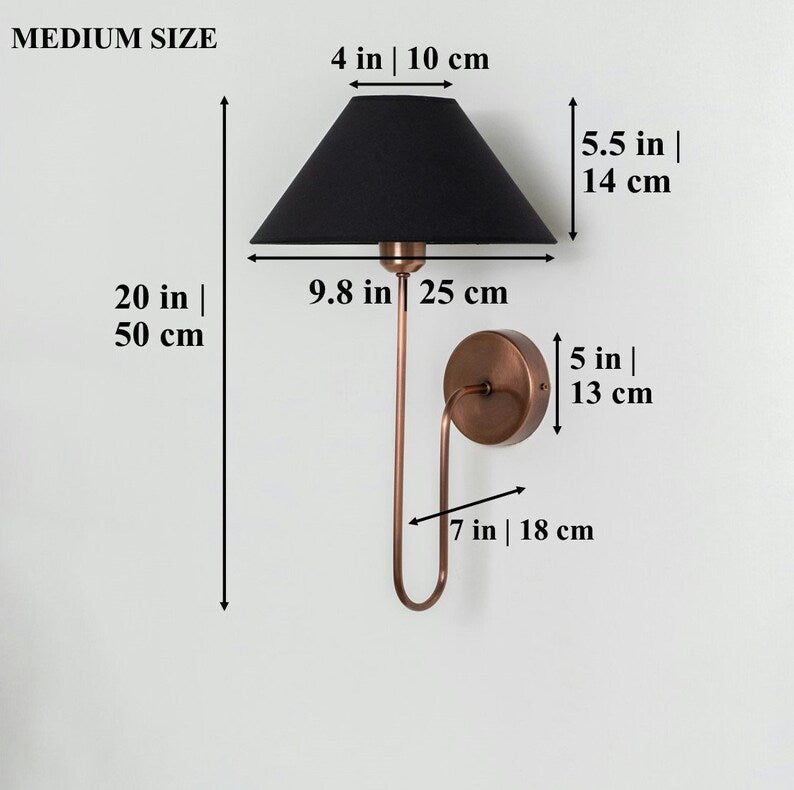 Aged Copper Glow Wall Sconce