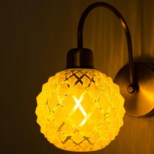 Diamond Glass Wall Sconce