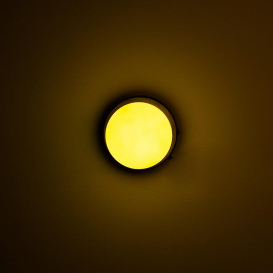 GlowSphere Brass Wall Sconce