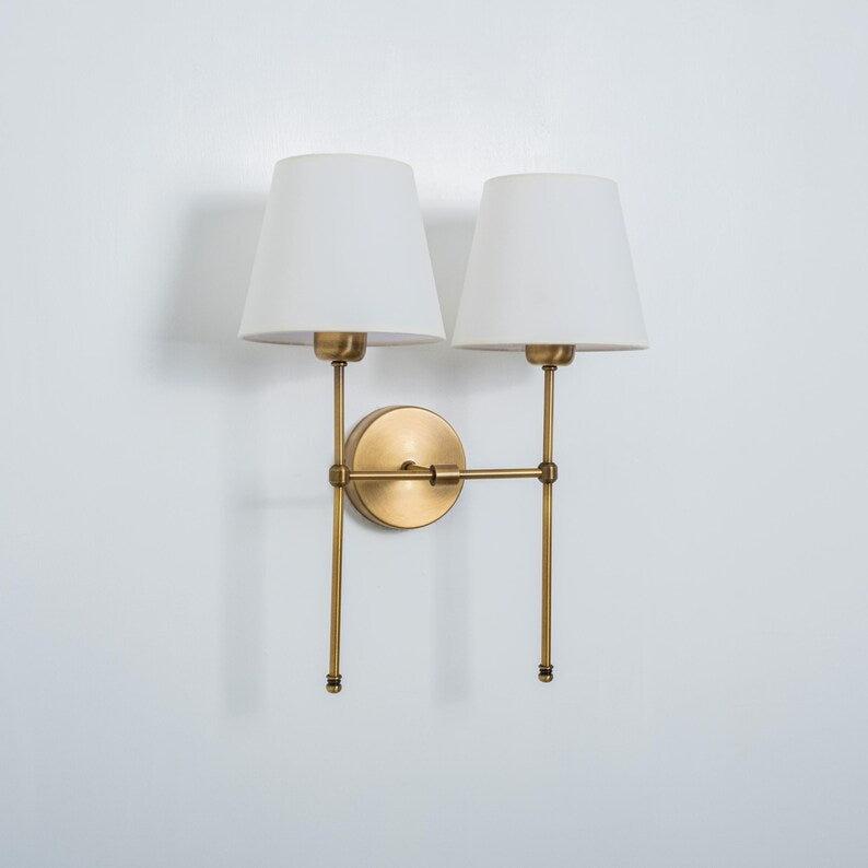 RetroLoom Double Shade Wall Sconce