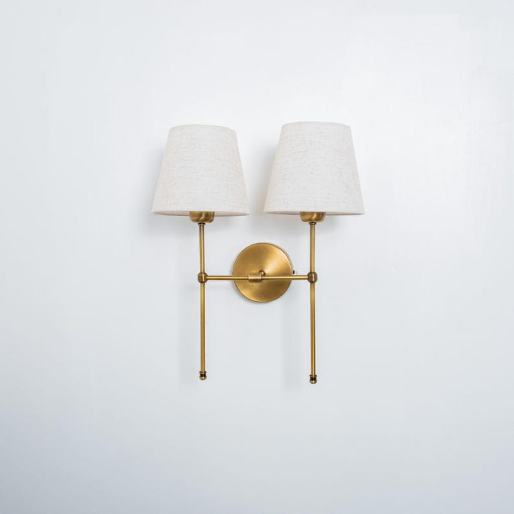 RetroLoom Double Shade Wall Sconce