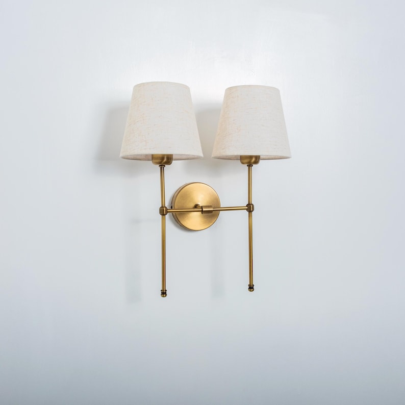 RetroLoom Double Shade Wall Sconce