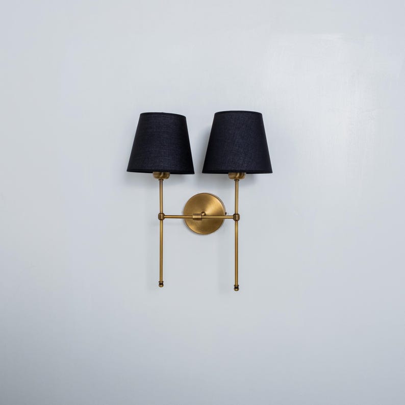 RetroLoom Double Shade Wall Sconce