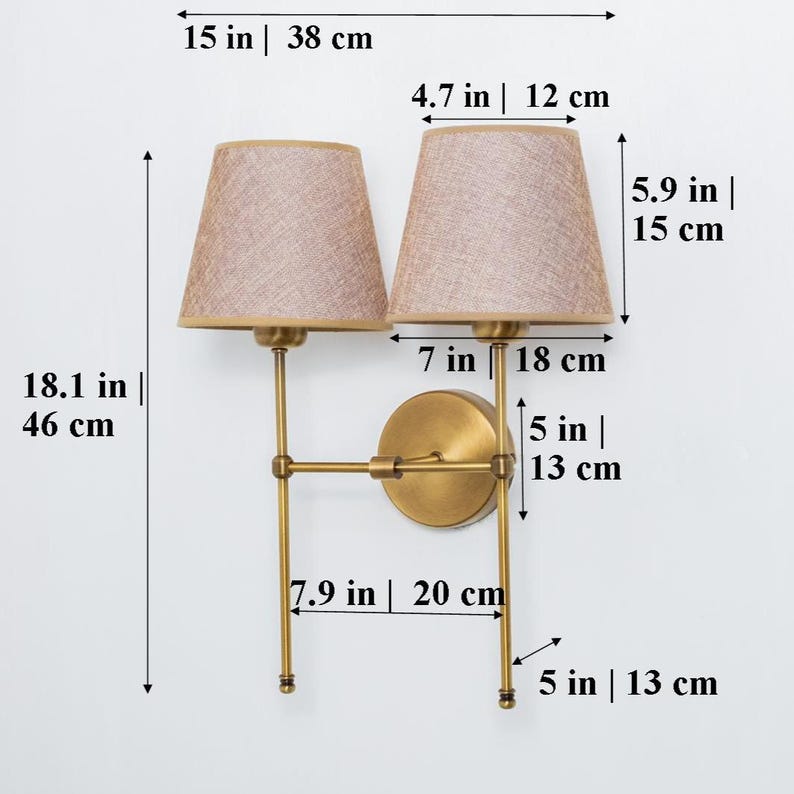RetroLoom Double Shade Wall Sconce
