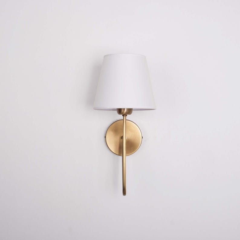 Wall Sconce with Lampshade,Farmhouse Sconce
