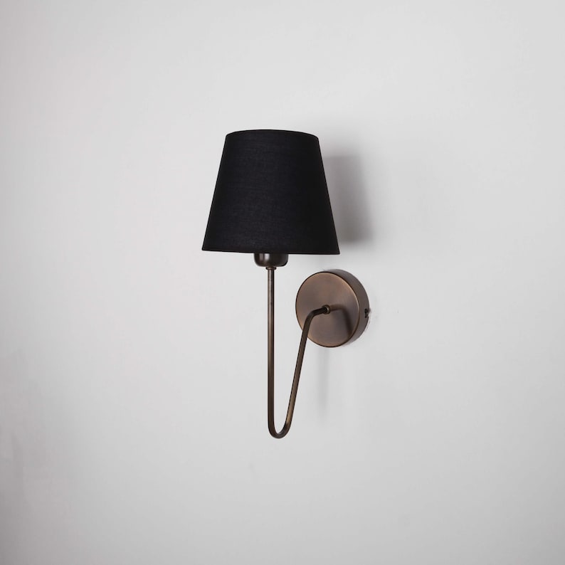 Wall Sconce with Lampshade,Farmhouse Sconce