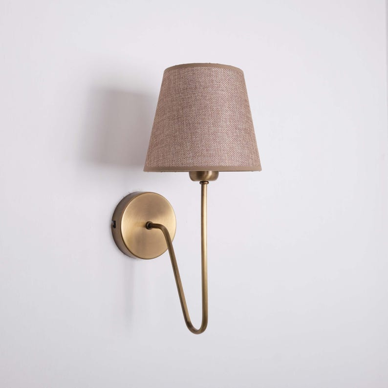 Wall Sconce with Lampshade,Farmhouse Sconce