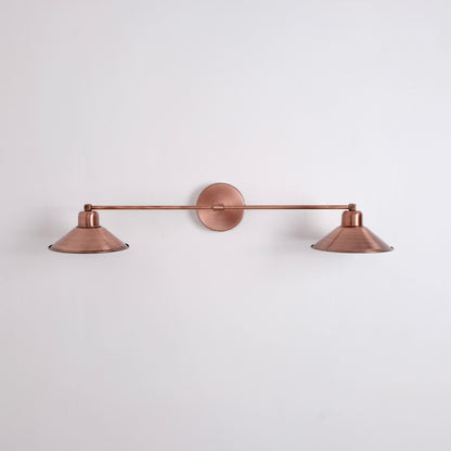 Vintage Double Shade Wall Sconce