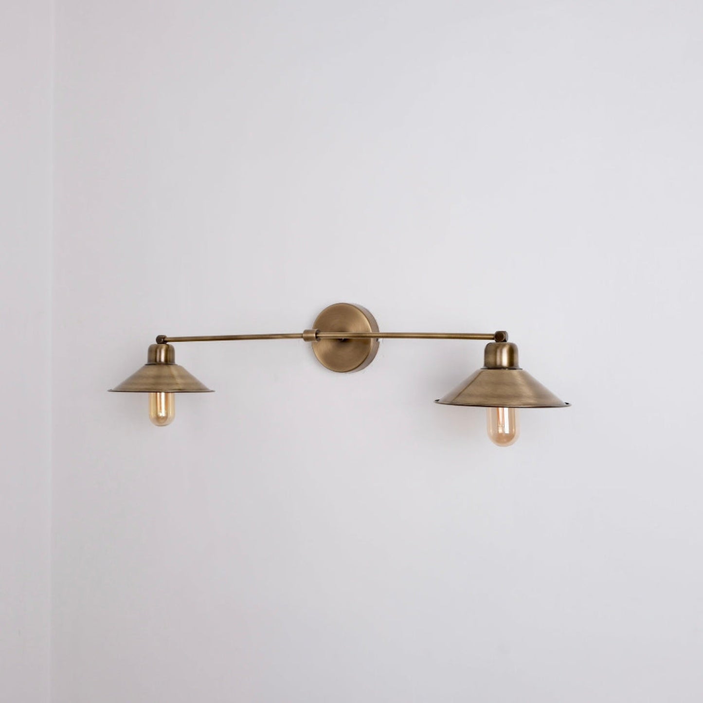 Vintage Double Shade Wall Sconce