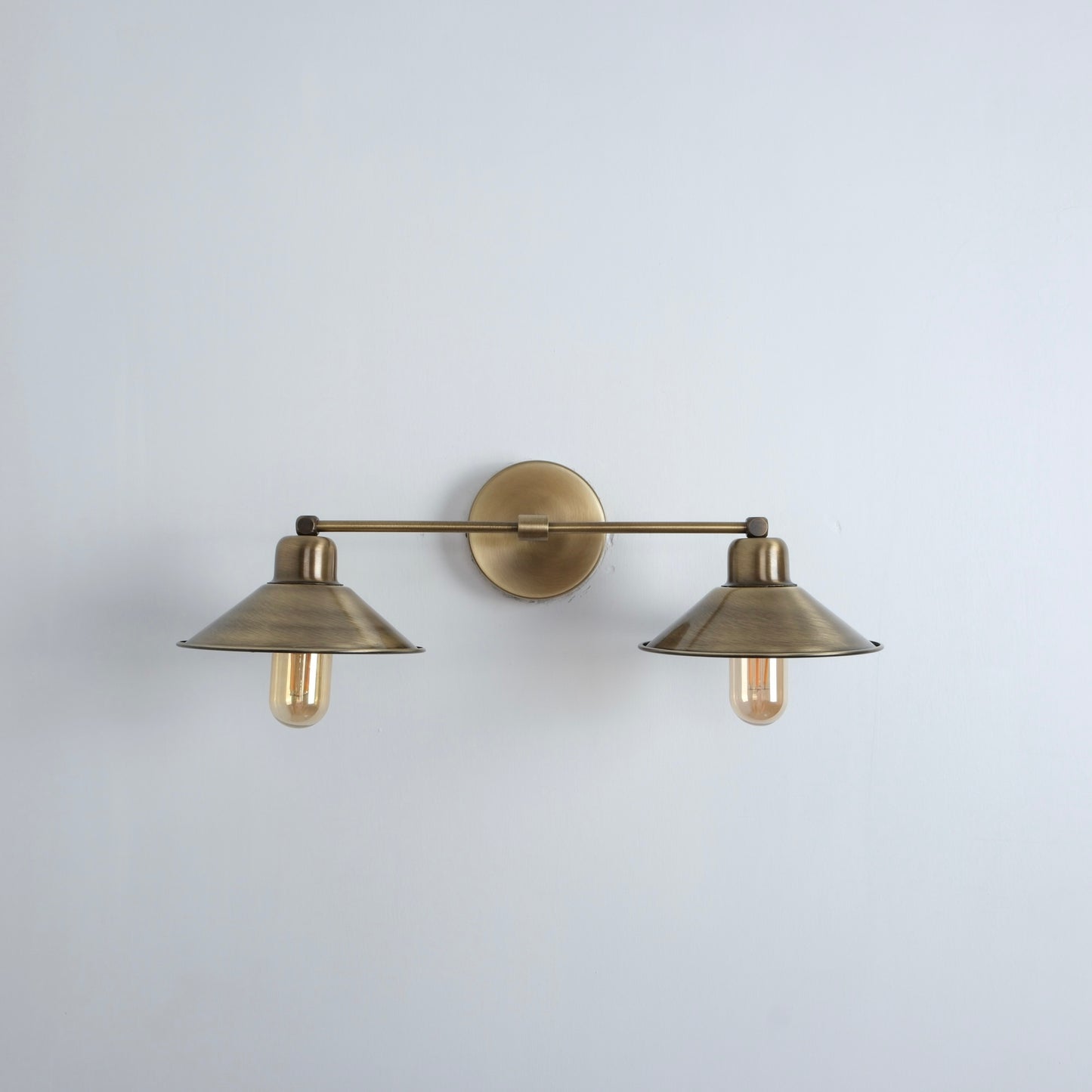 Vintage Double Shade Wall Sconce