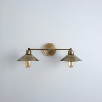 Vintage Double Shade Wall Sconce
