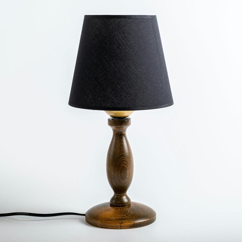 Tiny Walnut Table Lamp – Mid Century Night Light | LIPA