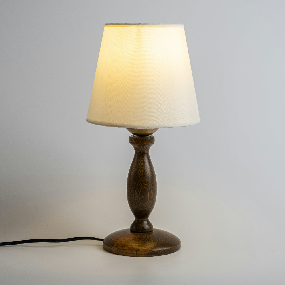 Tiny Walnut Table Lamp – Mid Century Night Light | LIPA