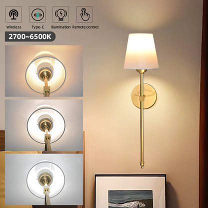 DNC WIRELESS WALL SCONCES (SET OF 2 )