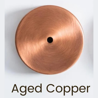 Aged Brass Wall Sconce–Vintage Fabric Lampshade Curved Arm Lighting