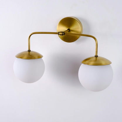 DuoSphere Glass Wall Sconce