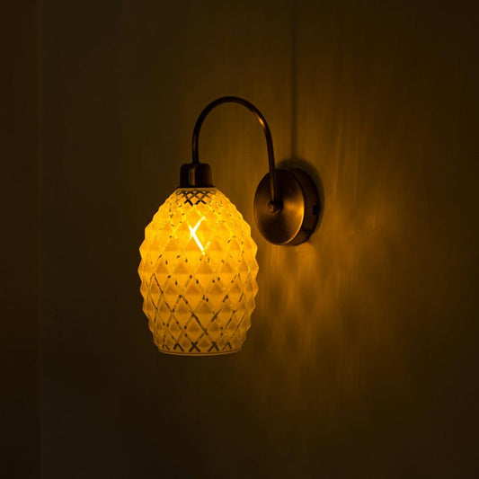 Brass Art Deco Wall Sconce