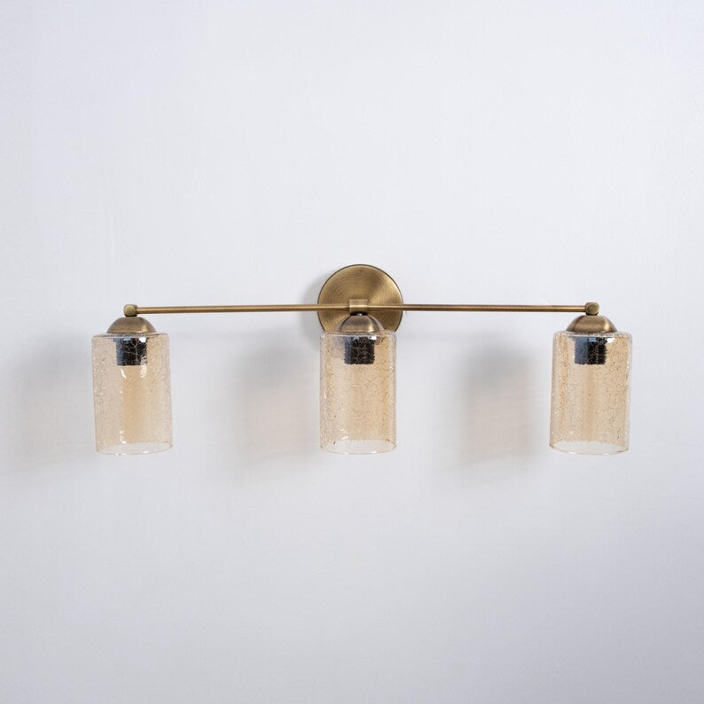 3-Light Art Deco Wall Sconce
