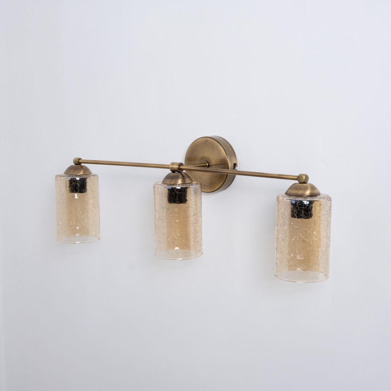 3-Light Art Deco Wall Sconce