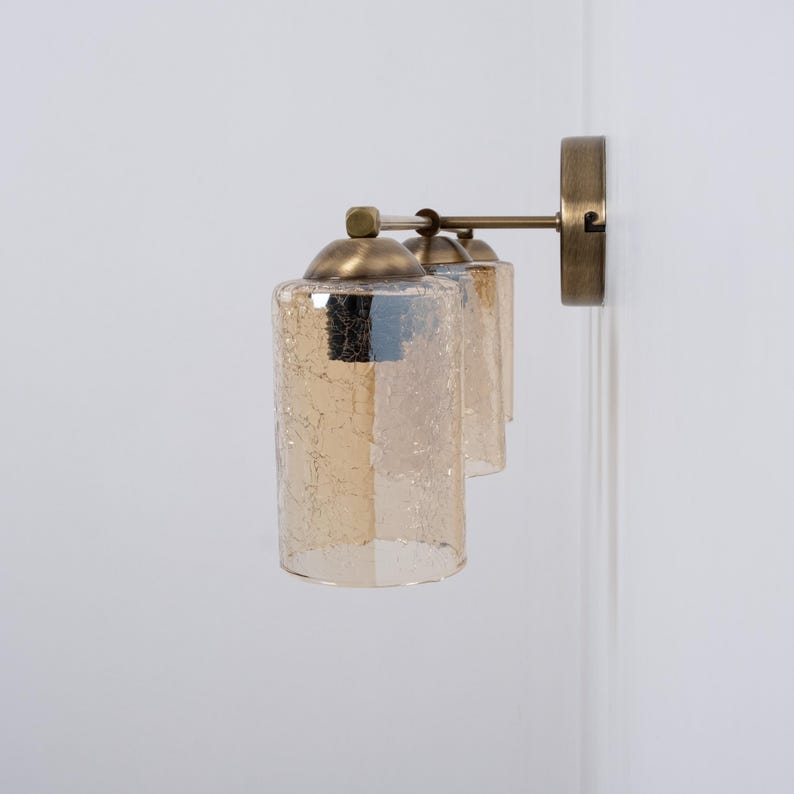 3-Light Art Deco Wall Sconce