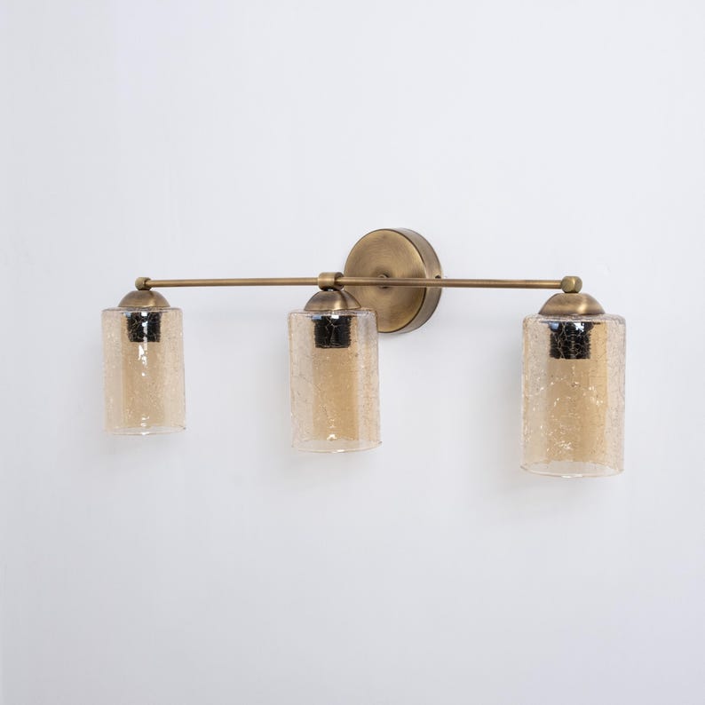 3-Light Art Deco Wall Sconce