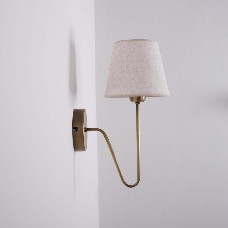 Wall Sconce with Lampshade,Farmhouse Sconce
