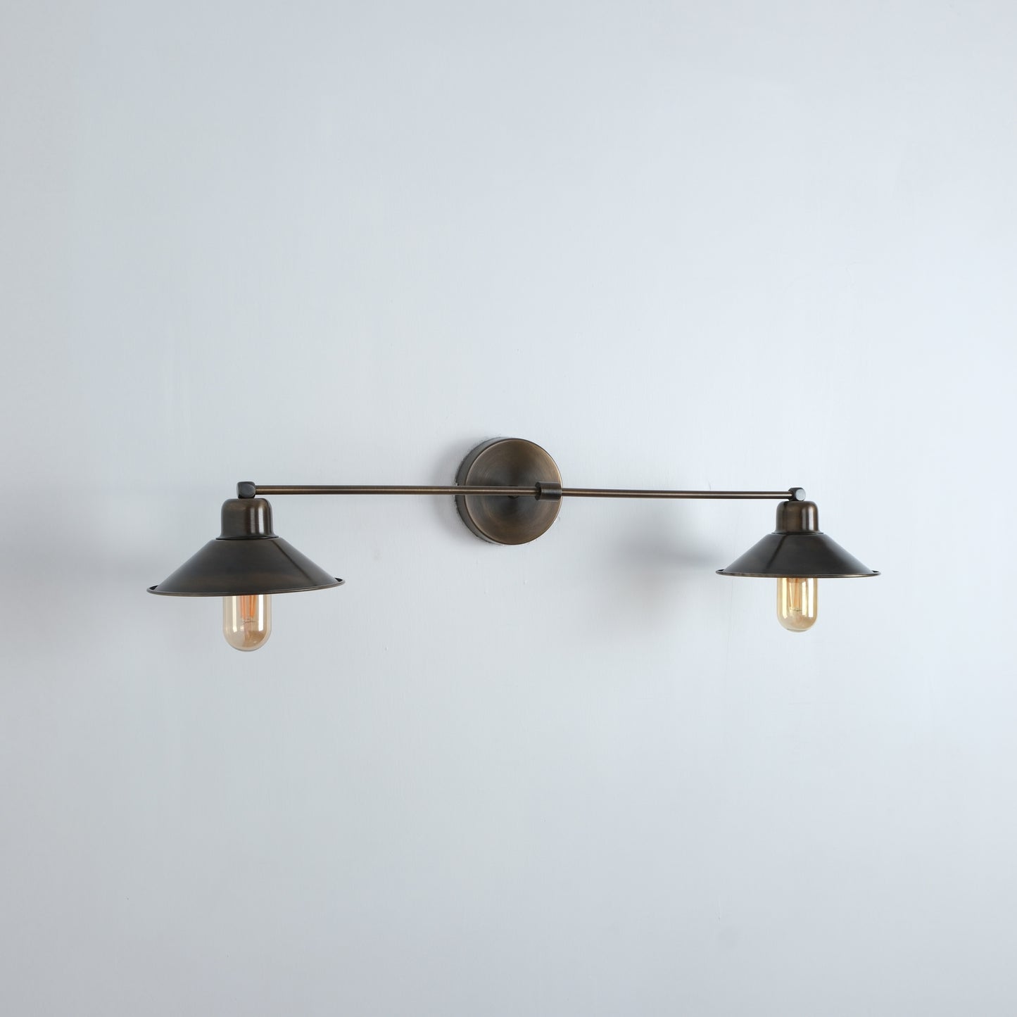Vintage Double Shade Wall Sconce