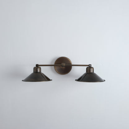Vintage Double Shade Wall Sconce