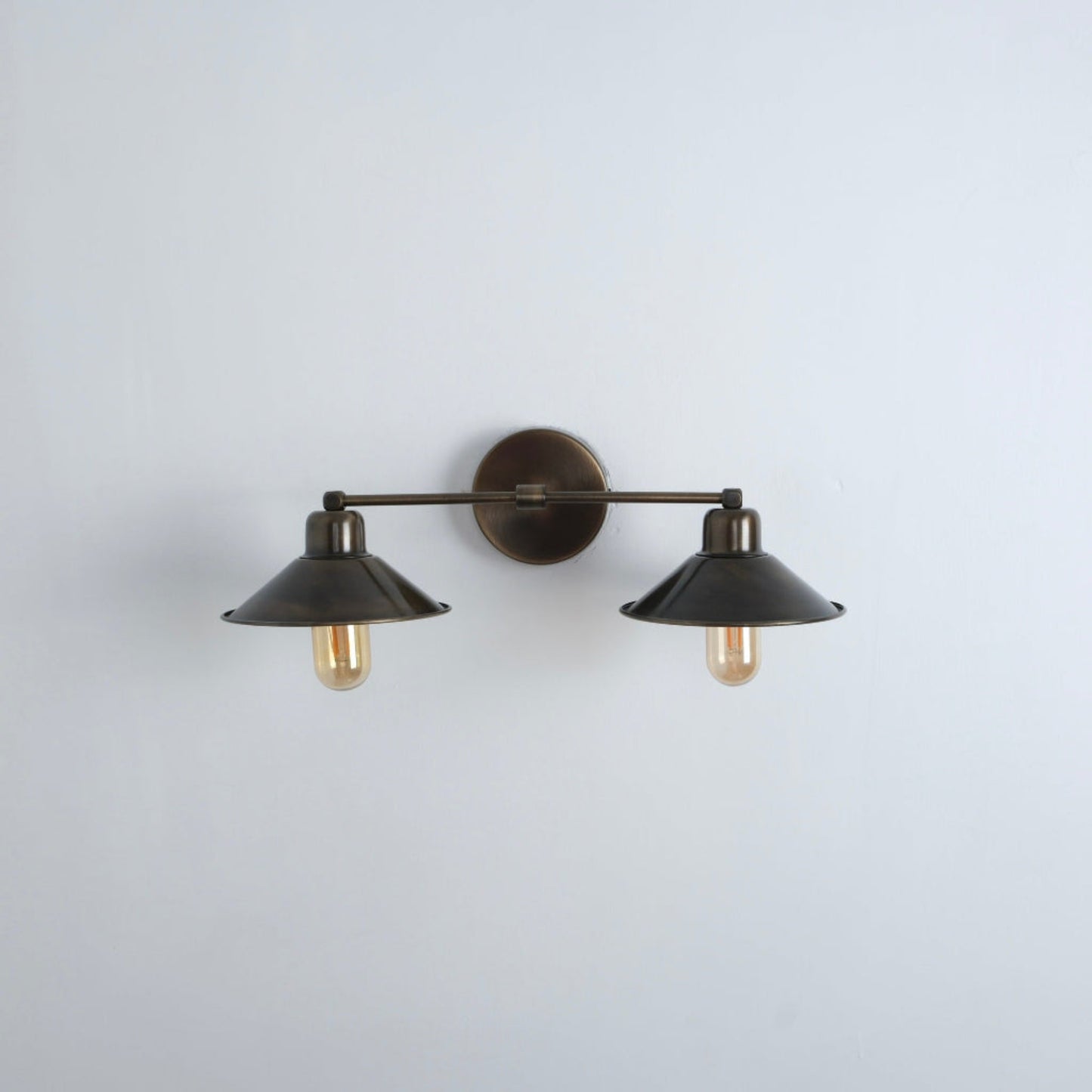 Vintage Double Shade Wall Sconce