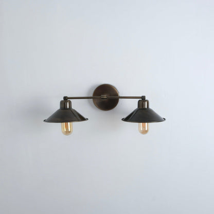 Vintage Double Shade Wall Sconce