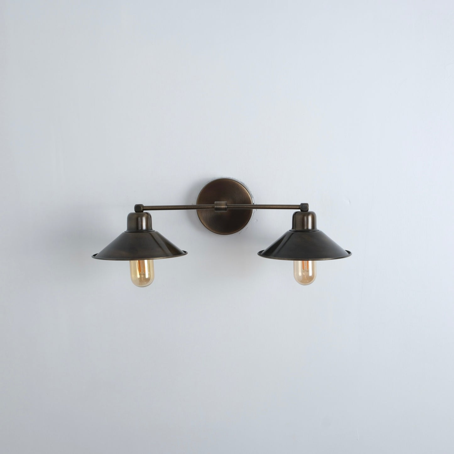 Vintage Double Shade Wall Sconce