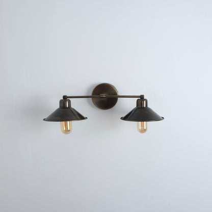 Vintage Double Shade Wall Sconce
